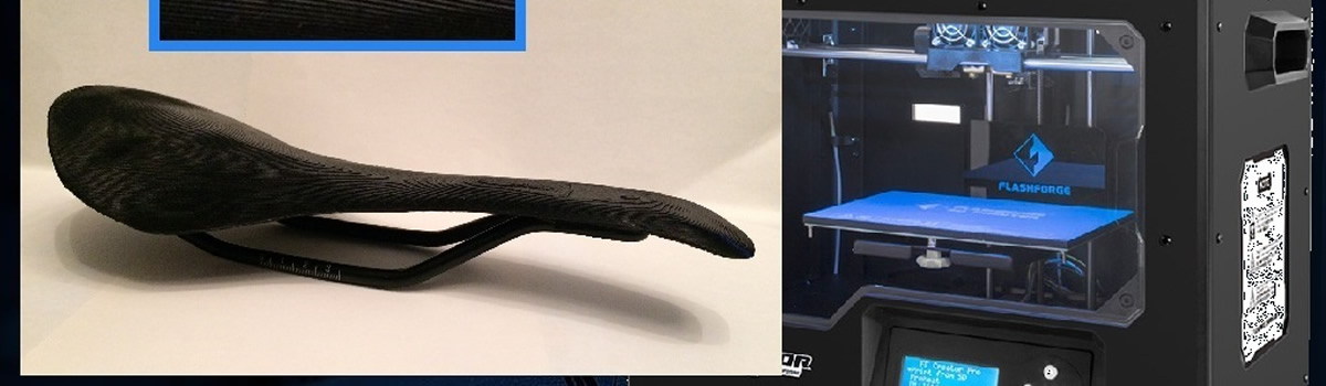 Selle De Vélo Route/VTT Imprimée 3D - Carbone/EVA, Largeur 140mm, Légère (120g), Confortable